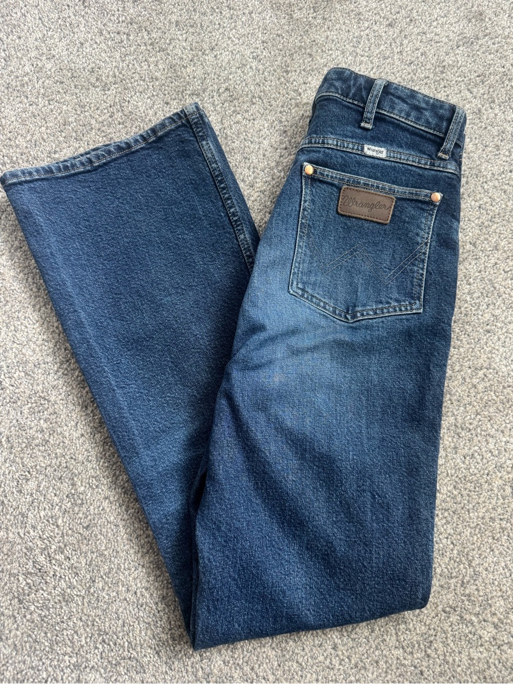 Wrangler Men's Blue Bootcut Jeans